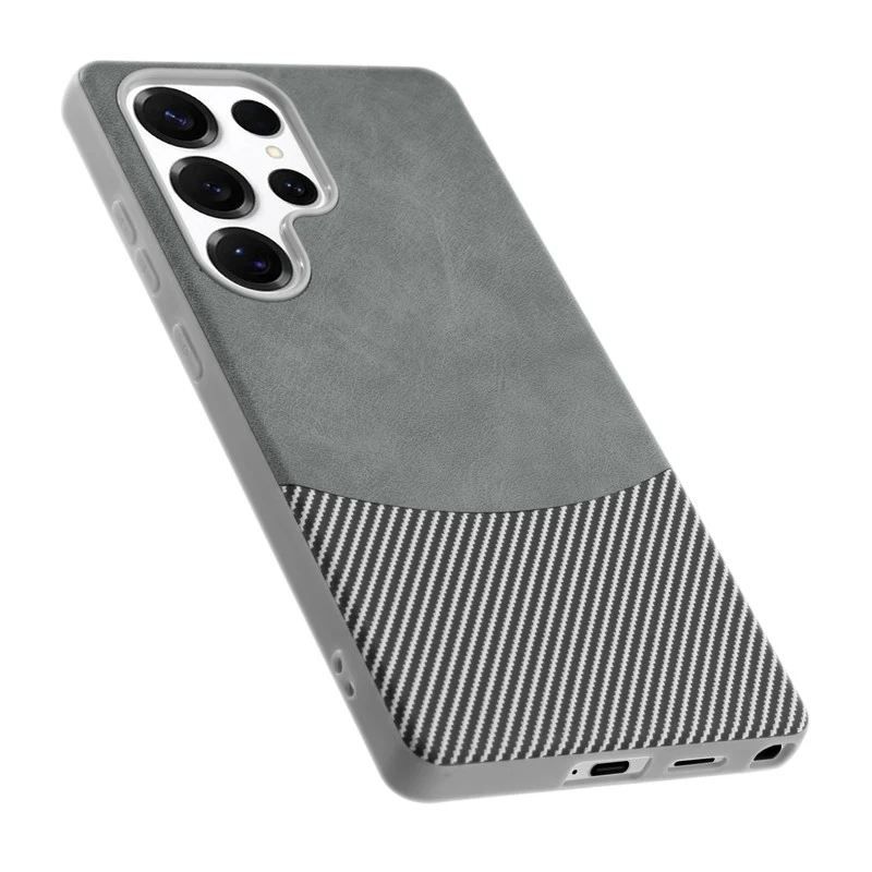 Modern Hybrid PU Leather Case For Samsung S23 Ultra 5G - Image 6