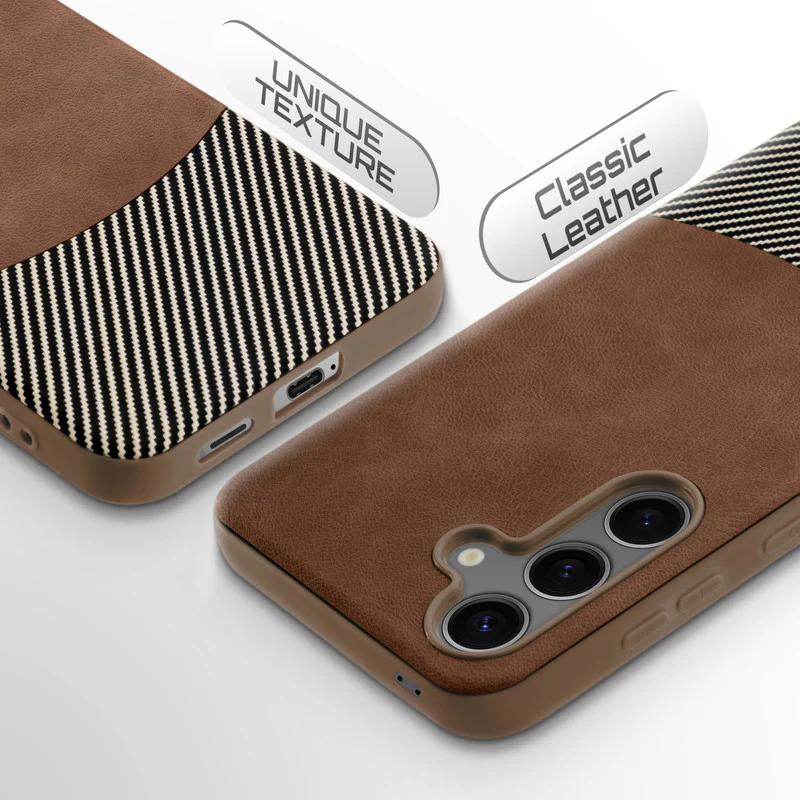 Modern Hybrid PU Leather Case For Samsung S24 5G - Image 17