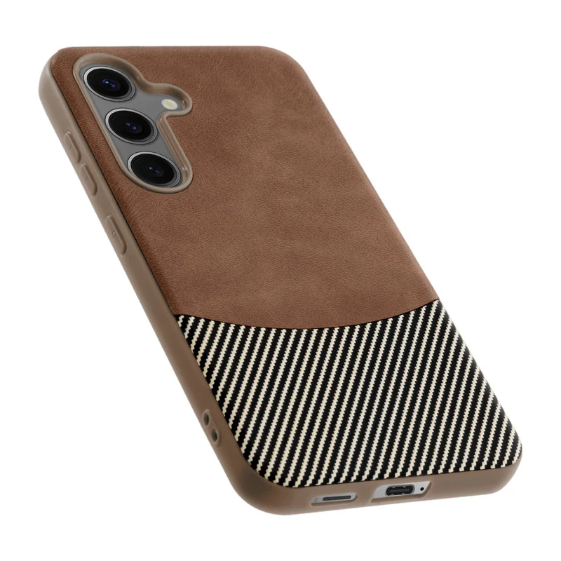 Modern Hybrid PU Leather Case For Samsung S24 FE 5G - Image 18