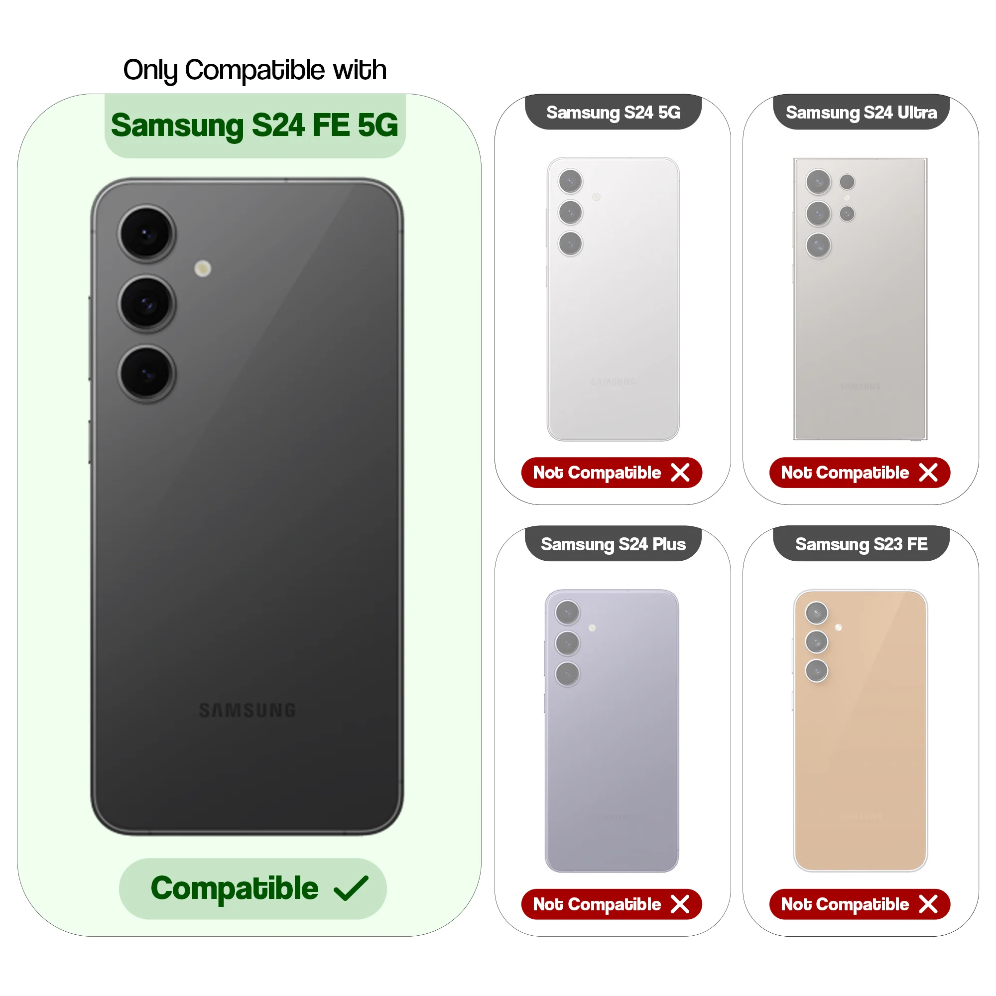 Modern Hybrid PU Leather Case For Samsung S24 FE 5G - Image 20