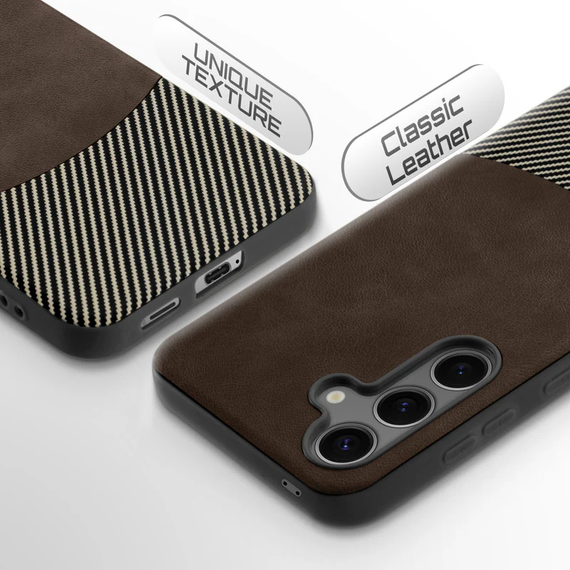Modern Hybrid PU Leather Case For Samsung S24 FE 5G - Image 41