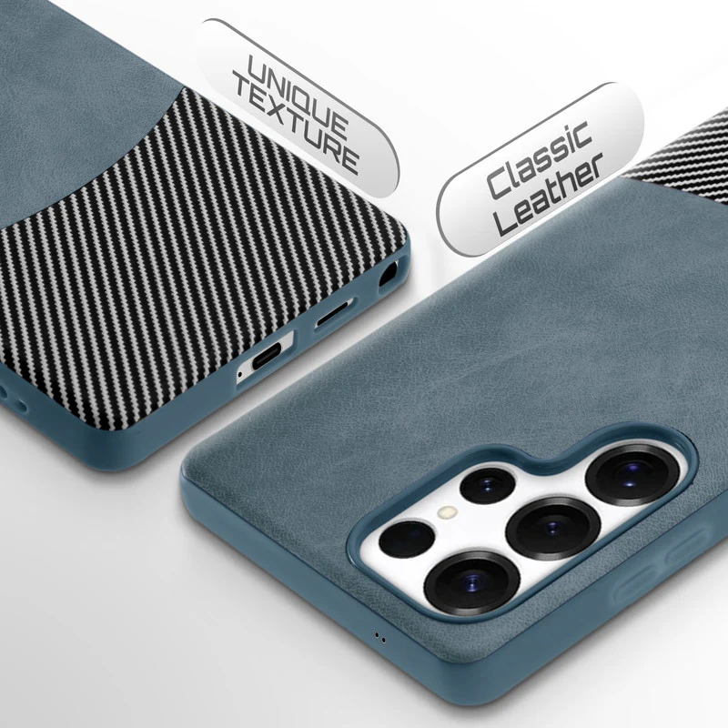 Modern Hybrid PU Leather Case For Samsung S24 Ultra 5G - Image 11