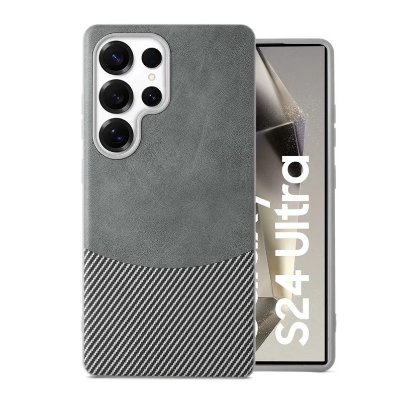 Modern Hybrid PU Leather Case For Samsung S24 Ultra 5G - Image 19
