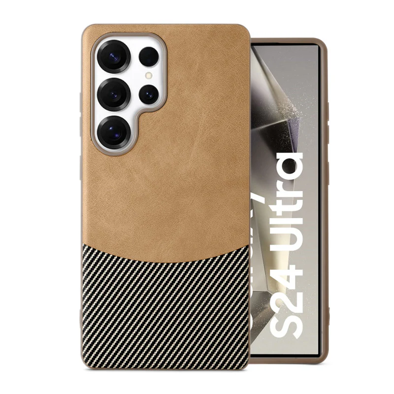 Modern Hybrid PU Leather Case For Samsung S24 Ultra 5G - Image 25