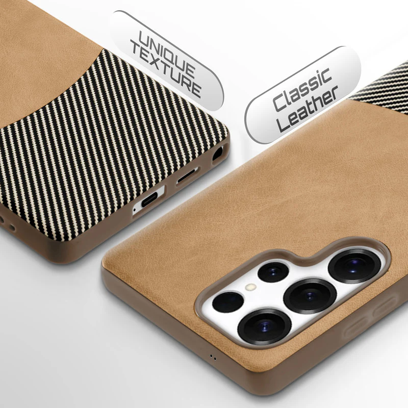 Modern Hybrid PU Leather Case For Samsung S24 Ultra 5G - Image 29