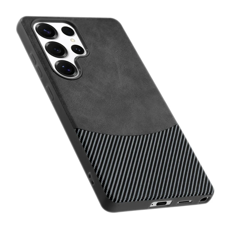 Modern Hybrid PU Leather Case For Samsung S25 Ultra 5G - Image 6