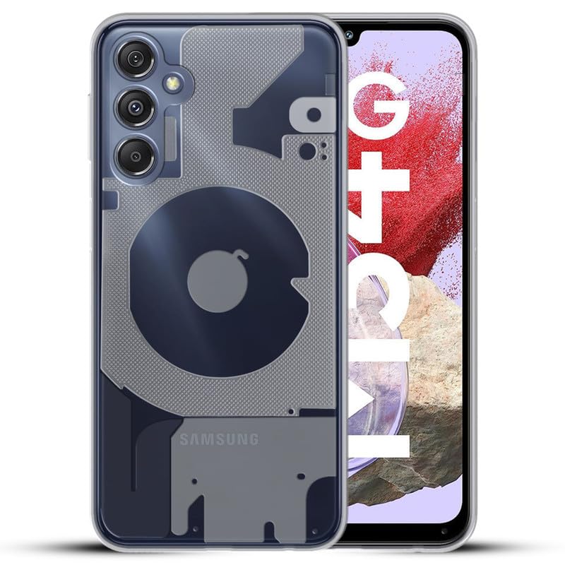 Soft Transparent Hybrid Slim Fit Frosted Matte Silicone TPU Back Cover for Samsung M34 5G | Samsung F34 5G -Transparent - Image 6