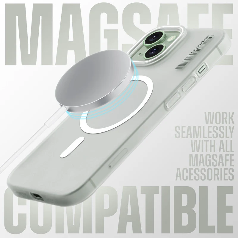 Frosted Sleek Matte Wireless Charging Support Back Cover Case For Apple iPhone 13 With Raised Camera Protection - Image 27