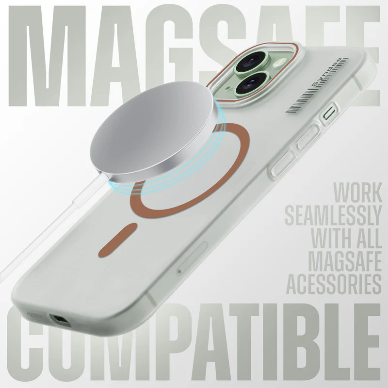 Frosted Sleek Matte Wireless Charging Support Back Cover Case For Apple iPhone 13 With Raised Camera Protection - Image 3