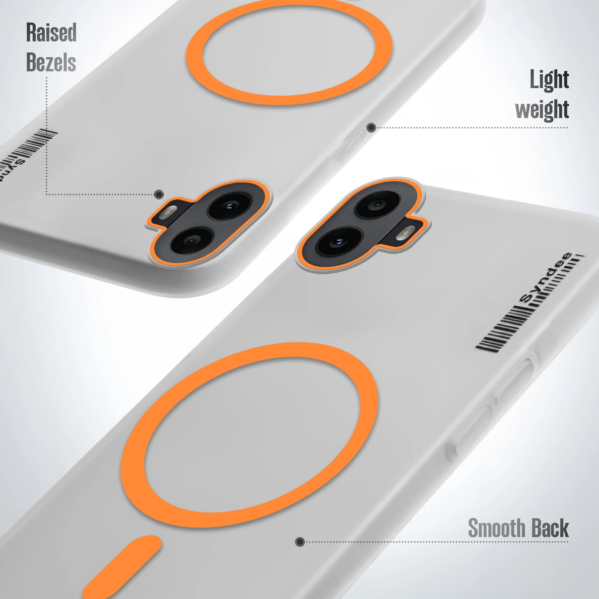 Frosted Sleek Matte With Raised Camera Protection Back Cover Case For CMF By Nothing Phone 1 - Image 22