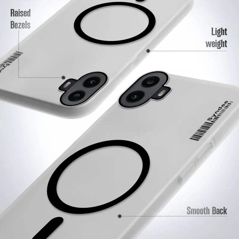 Frosted Sleek Matte With Raised Camera Protection Back Cover Case For CMF By Nothing Phone 1 - Image 4