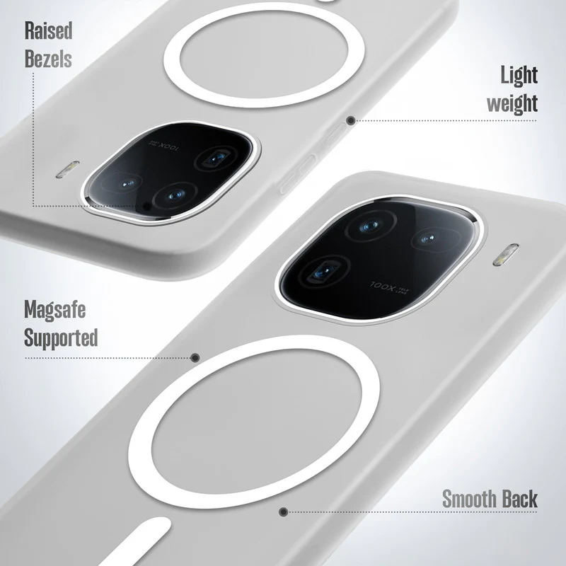Frosted Sleek Matte With Raised Camera Protection Back Cover Case For iQOO 12 5G - Image 28