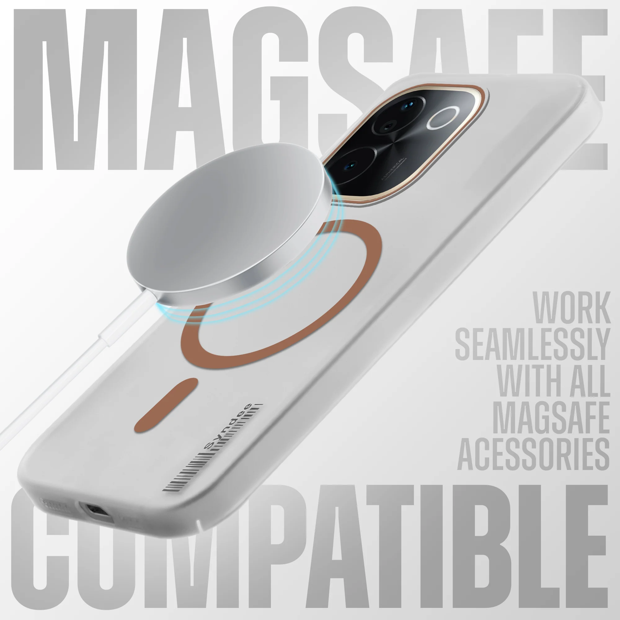Frosted Sleek Matte With Raised Camera Protection Back Cover Case For iQOO Z9s Pro 5G - Image 3