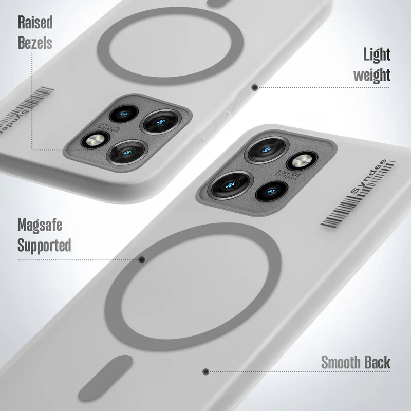 Frosted Sleek Matte Wireless Charging Support Back Cover Case for Motorola Edge 50 Neo 5G With Raised Camera Protection - Image 10