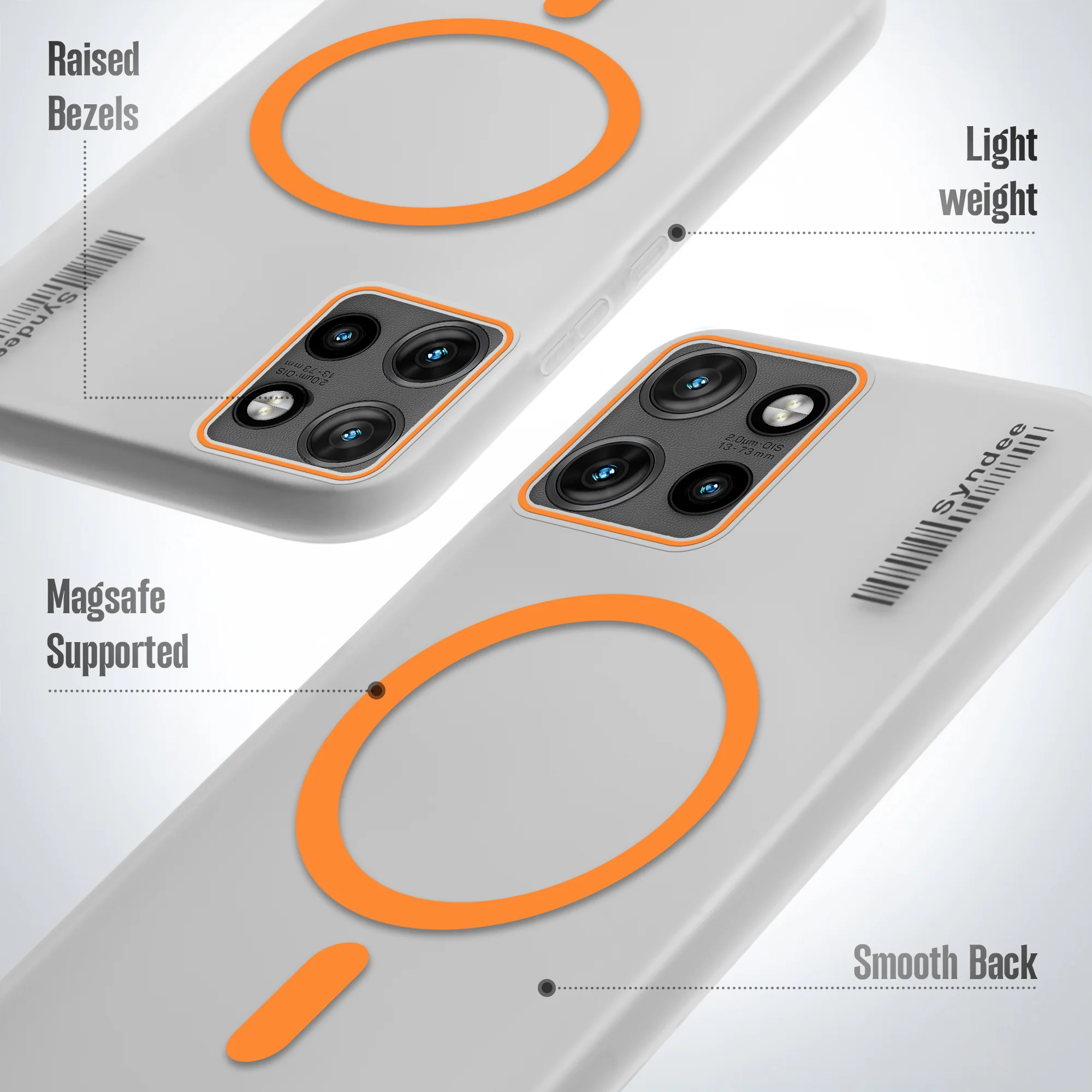 Frosted Sleek Matte Wireless Charging Support Back Cover Case for Motorola Edge 50 Neo 5G With Raised Camera Protection - Image 22