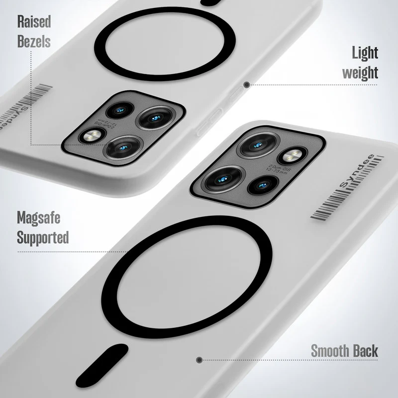Frosted Sleek Matte Wireless Charging Support Back Cover Case for Motorola Edge 50 Neo 5G With Raised Camera Protection - Image 4