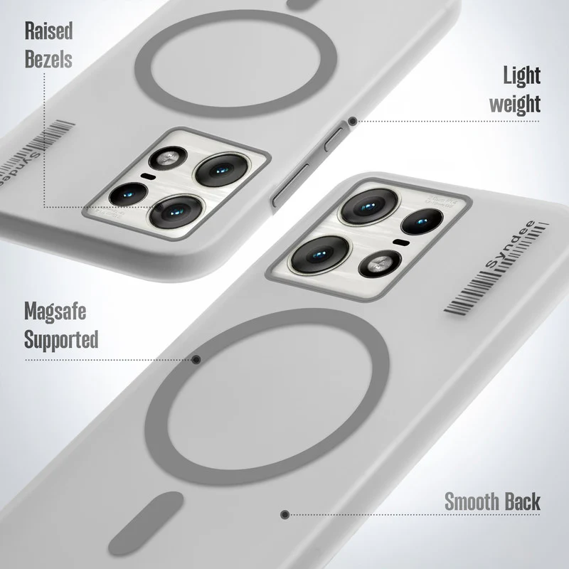 Frosted Sleek Matte Wireless Charging Support Back Cover Case for Motorola Edge 50 Pro 5G With Raised Camera Protection - Image 10