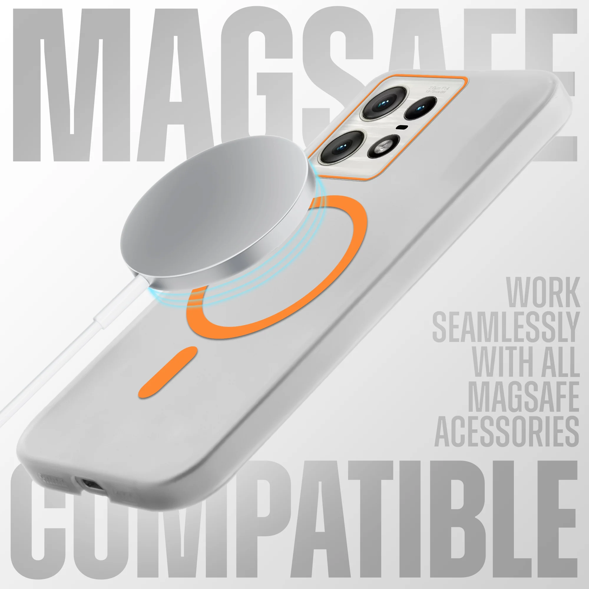 Frosted Sleek Matte Wireless Charging Support Back Cover Case for Motorola Edge 50 Pro 5G With Raised Camera Protection - Image 15