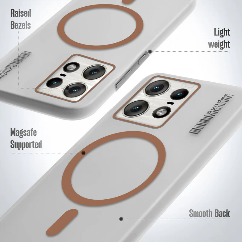 Frosted Sleek Matte Wireless Charging Support Back Cover Case for Motorola Edge 50 Pro 5G With Raised Camera Protection - Image 22