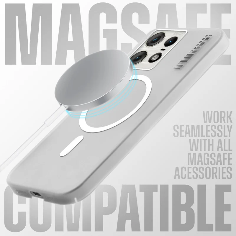 Frosted Sleek Matte Wireless Charging Support Back Cover Case for Motorola Edge 50 Pro 5G With Raised Camera Protection - Image 30