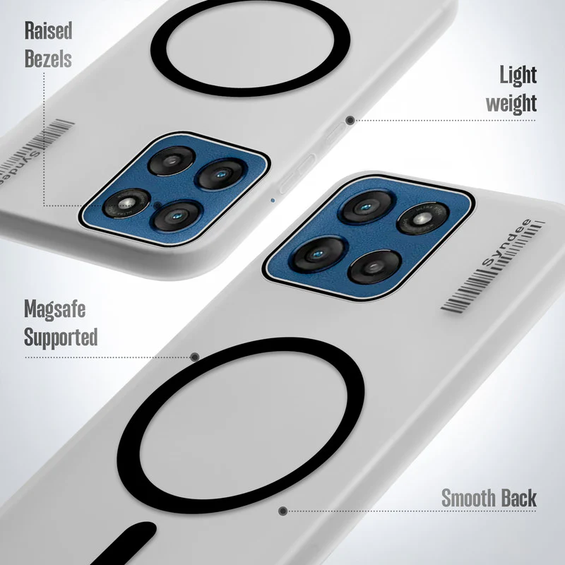 Frosted Sleek Matte Wireless Charging Support Back Cover Case for Motorola Edge 60 Stylus 5G With Raised Camera Protection - Image 4