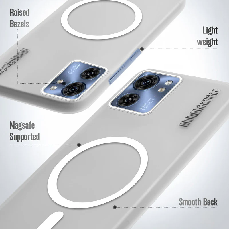 Frosted Sleek Matte Wireless Charging Support Back Cover Case for Motorola Moto Edge 40 5G With Raised Camera Protection - Image 28