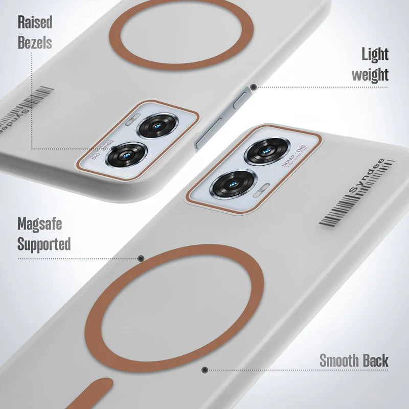 Frosted Sleek Matte With Raised Camera Protection Back Cover Case For Motorola Moto G96 5G - Image 10