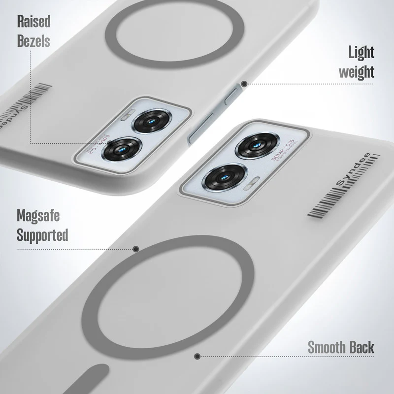 Frosted Sleek Matte With Raised Camera Protection Back Cover Case For Motorola Moto G96 5G - Image 16