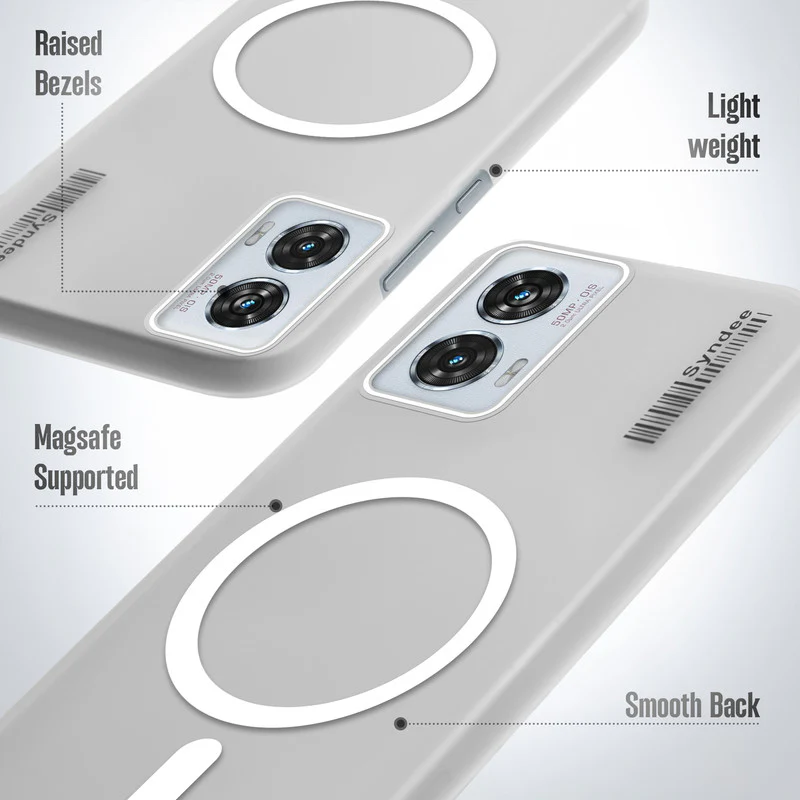 Frosted Sleek Matte With Raised Camera Protection Back Cover Case For Motorola Moto G96 5G - Image 22