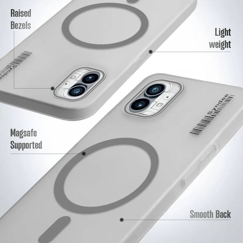 Frosted Sleek Matte Wireless Charging Support Back Cover Case for Nothing Phone 1 With Raised Camera Protection - Image 22