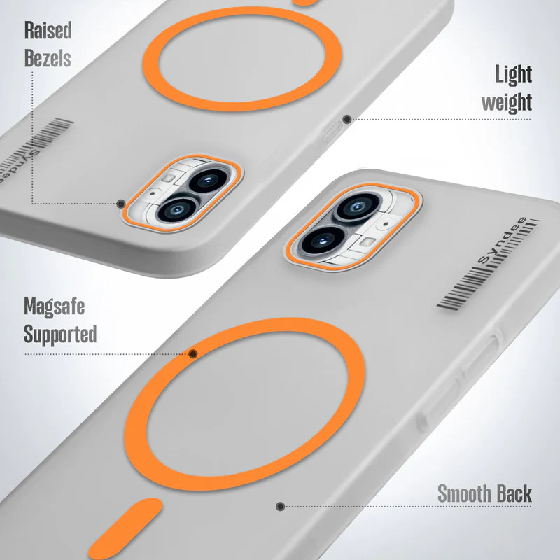 Frosted Sleek Matte Wireless Charging Support Back Cover Case for Nothing Phone 1 With Raised Camera Protection - Image 28