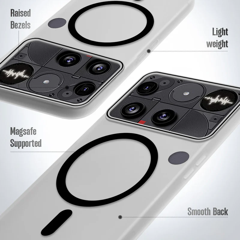 Frosted Sleek Matte Wireless Charging Support Back Cover Case for Nothing Phone 3 5G With Raised Camera Protection - Image 4