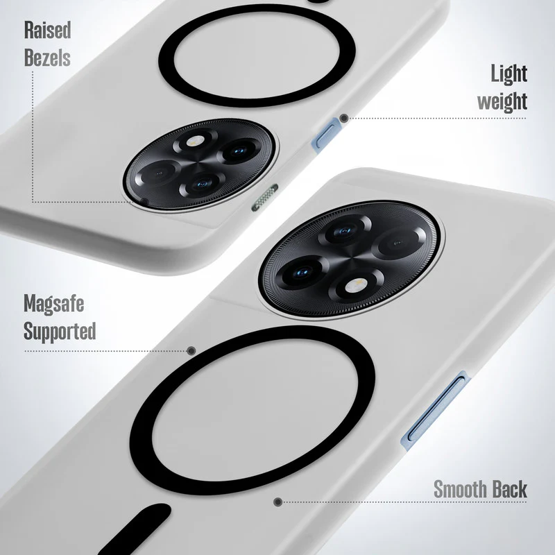 Frosted Sleek Matte With Raised Camera Protection Back Cover Case For OnePlus 11R 5G - Image 10