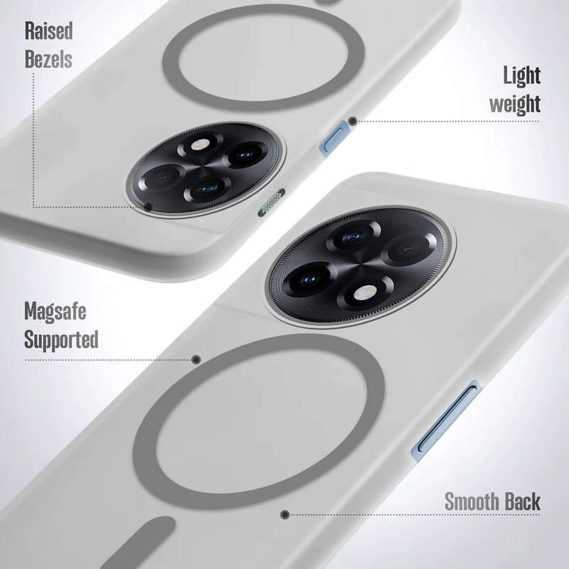 Frosted Sleek Matte With Raised Camera Protection Back Cover Case For OnePlus 11R 5G - Image 16