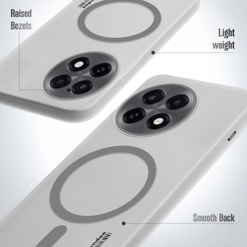 Frosted Sleek Matte With Raised Camera Protection Back Cover Case For OnePlus 13R 5G - Image 16