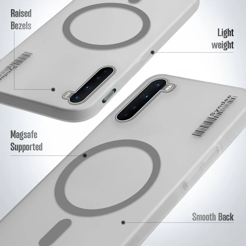 Frosted Sleek Matte With Raised Camera Protection Back Cover Case For OnePlus Nord 5G - Image 16