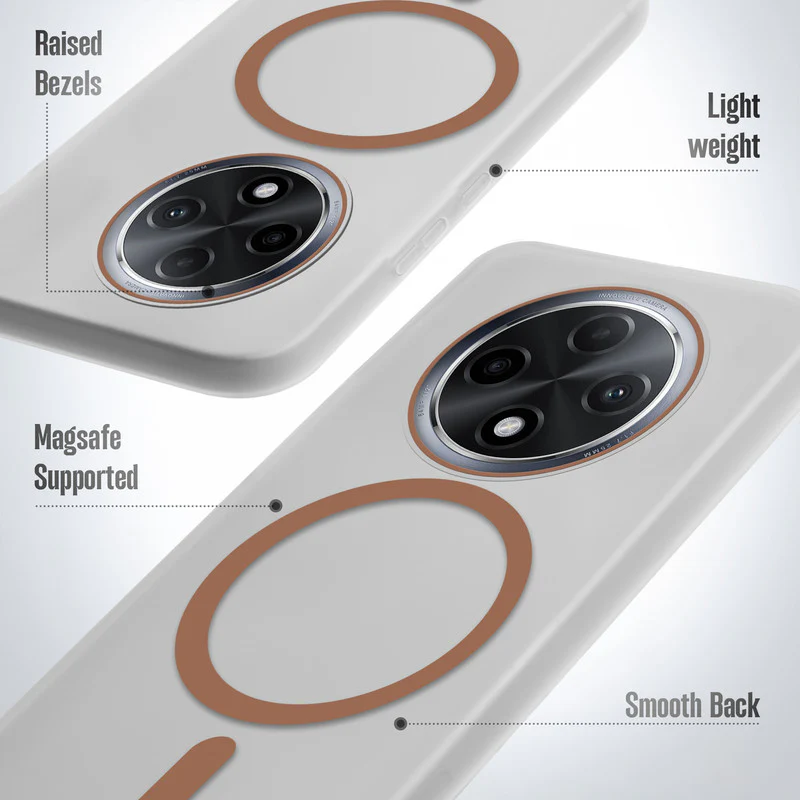 Frosted Sleek Matte With Raised Camera Protection Back Cover Case For Oppo F27 Pro Plus 5G - Image 4
