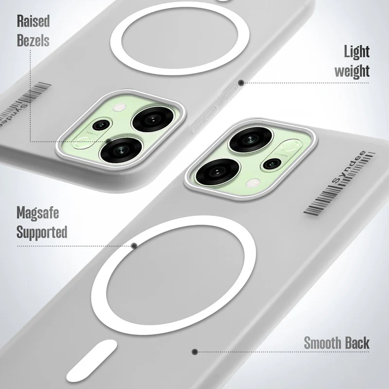 Frosted Sleek Matte With Raised Camera Protection Back Cover Case For Oppo Reno 14 5G - Image 28
