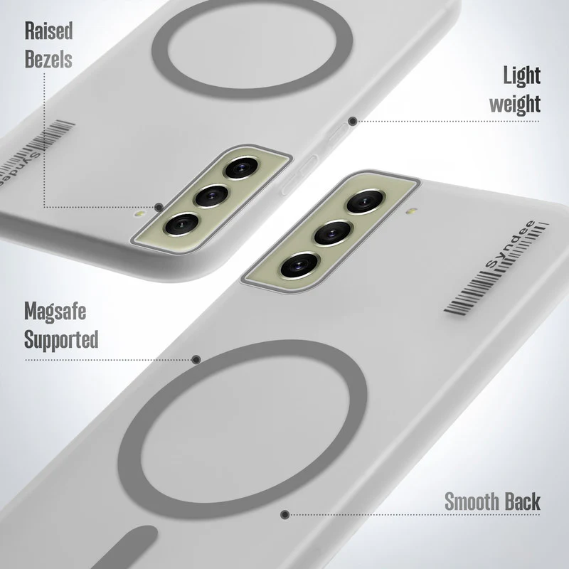 Frosted Sleek Matte Wireless Charging Support Back Cover Case For Samsung S21 FE 5G With Raised Camera Protection - Image 16