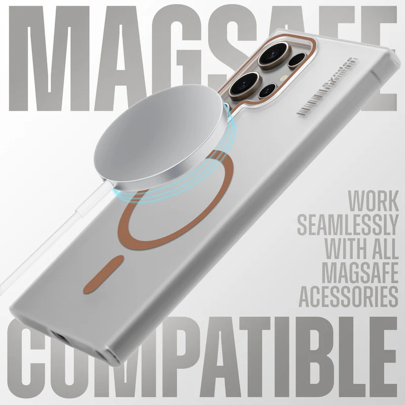 Frosted Sleek Matte Wireless Charging Support Back Cover Case For Samsung S22 Ultra 5G With Raised Camera Protection - Image 27