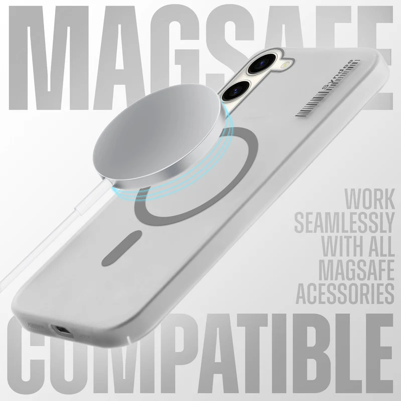 Frosted Sleek Matte Wireless Charging Support Back Cover Case For Samsung S23 5G With Raised Camera Protection - Image 15