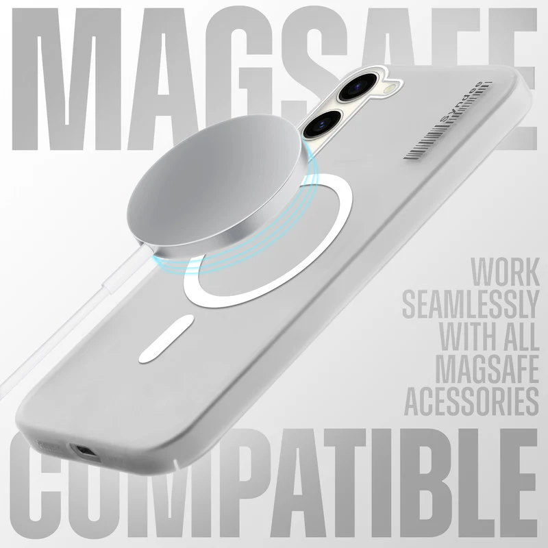 Frosted Sleek Matte Wireless Charging Support Back Cover Case For Samsung S23 5G With Raised Camera Protection - Image 33