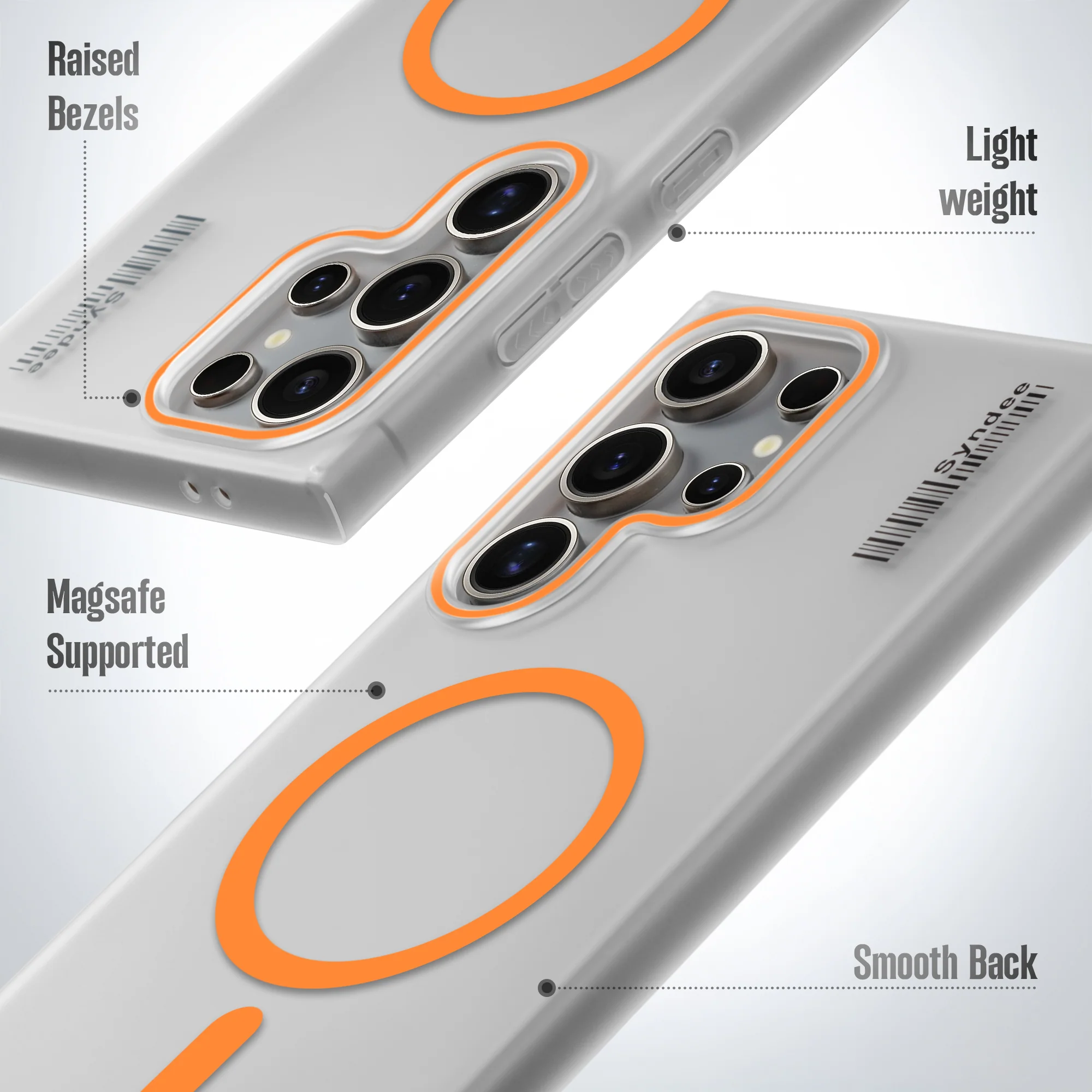 Frosted Sleek Matte Wireless Charging Support Back Cover Case For Samsung S24 Ultra 5G With Raised Camera Protection - Image 22