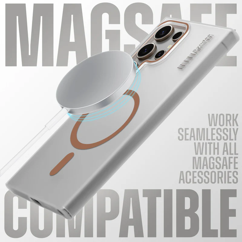 Frosted Sleek Matte Wireless Charging Support Back Cover Case For Samsung S24 Ultra 5G With Raised Camera Protection - Image 27