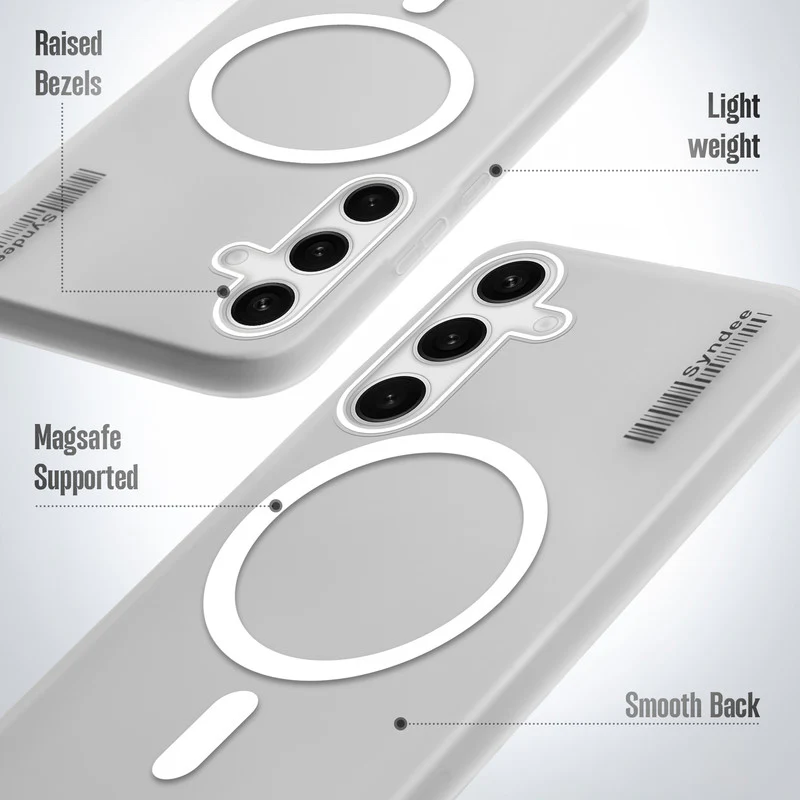 Frosted Sleek Matte Wireless Charging Support Back Cover Case For Samsung S25 5G With Raised Camera Protection - Image 16