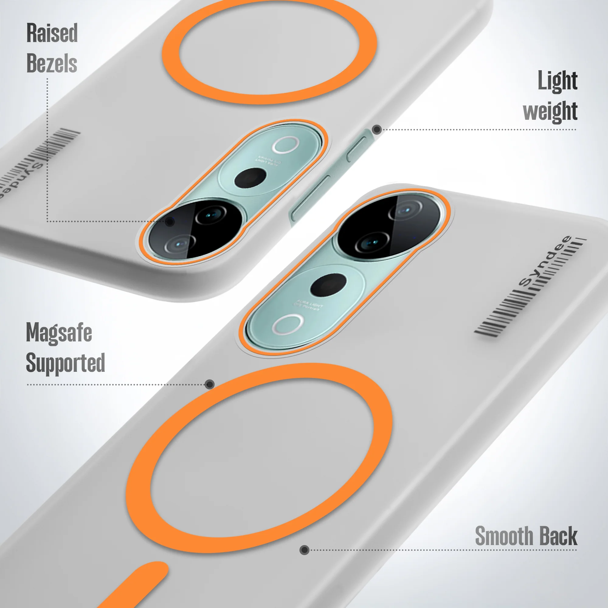 Frosted Sleek Matte With Raised Camera Protection Back Cover Case For Vivo T3 Ultra 5G - Image 16