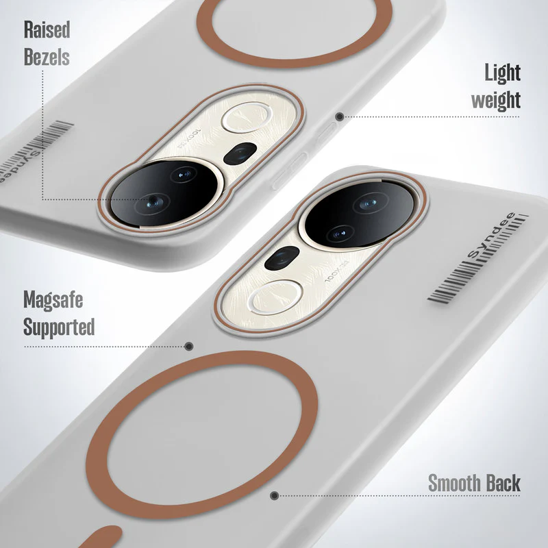 Frosted Sleek Matte With Raised Camera Protection Back Cover Case For Vivo T4 Ultra 5G - Image 10