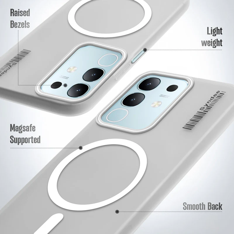 Frosted Sleek Matte With Raised Camera Protection Back Cover Case For Vivo T4x 5G - Image 22