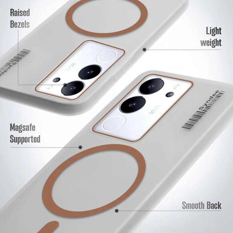 Frosted Sleek Matte With Raised Camera Protection Back Cover Case For Vivo V29 5G - Image 28