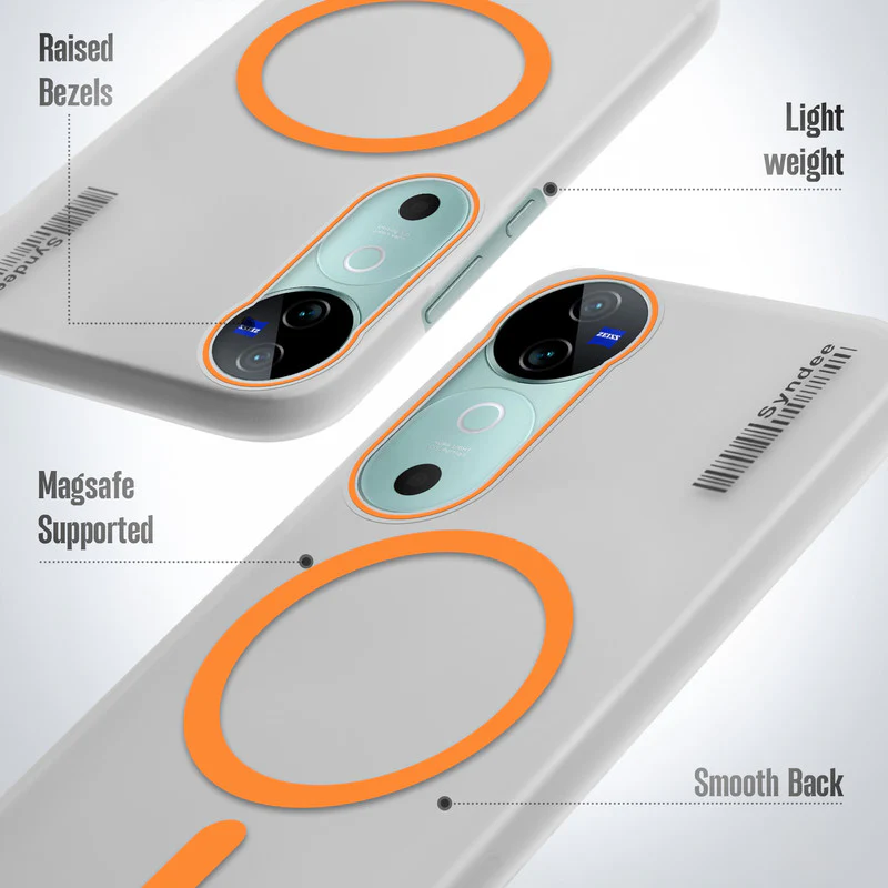 Frosted Sleek Matte With Raised Camera Protection Back Cover Case For Vivo V40 5G - Image 16